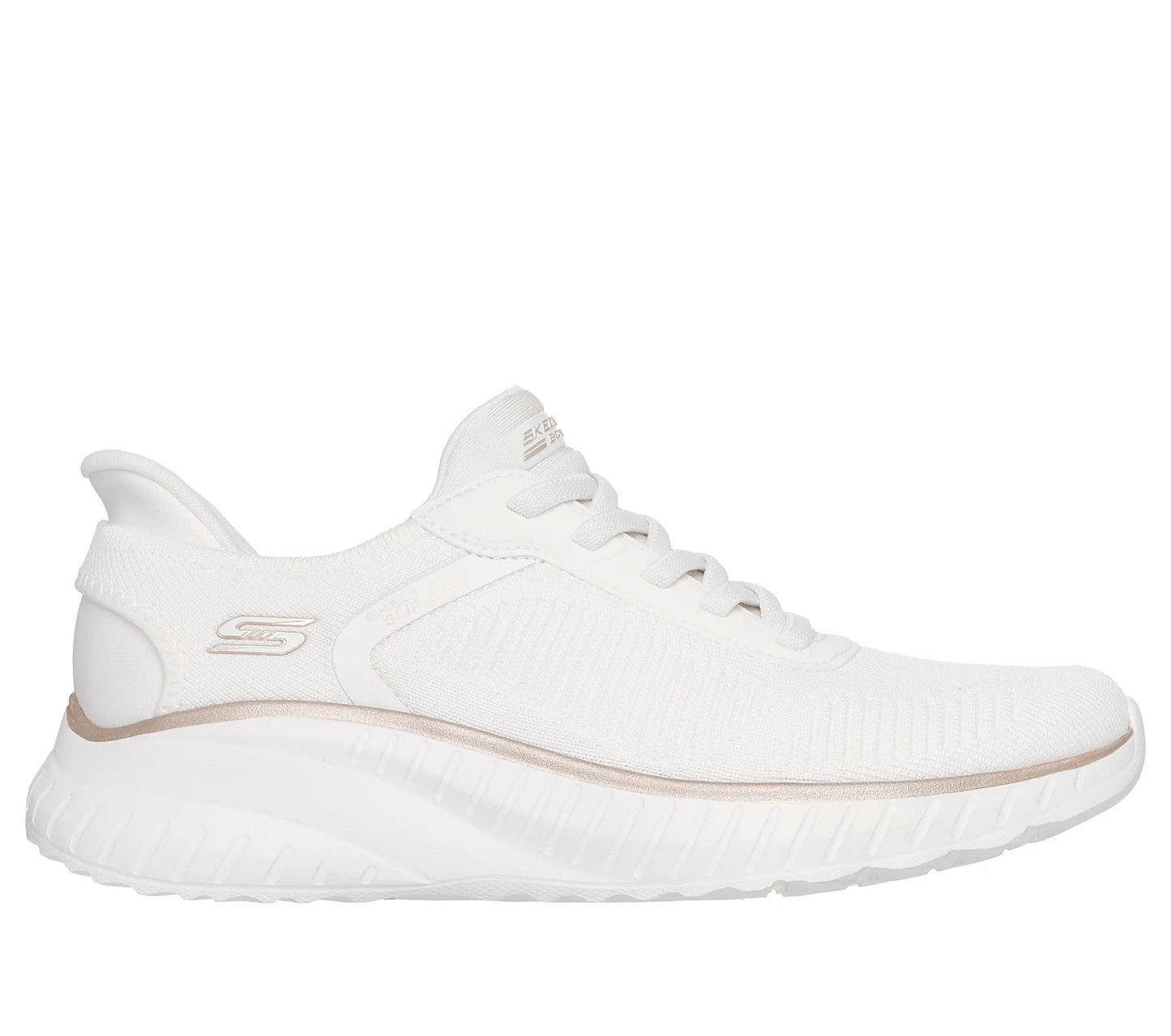 Skechers Slip-ins: BOBS Sport Squad Chaos - White Gold - 117497 WTGD.