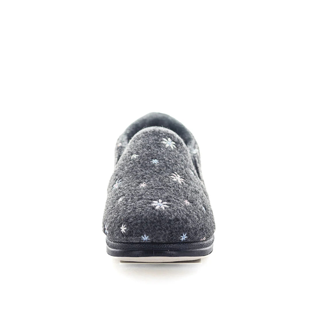 Panda Eleanor STEPPINS – Women's Hands-Free Slippers – Grey Flower *COMING SOON DUE MID SEPTEMBER*