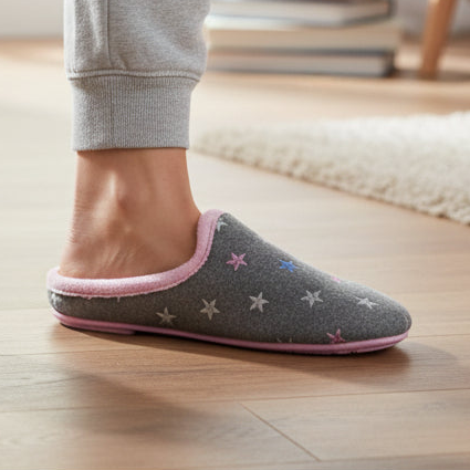 Sleepers LS179F - Grey/Pink - ELLIE