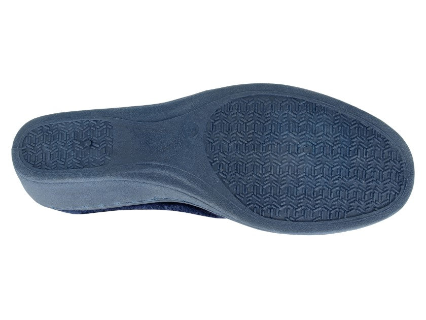 GBS Elsie – Women's Slipper – Navy Velour – LS187NC