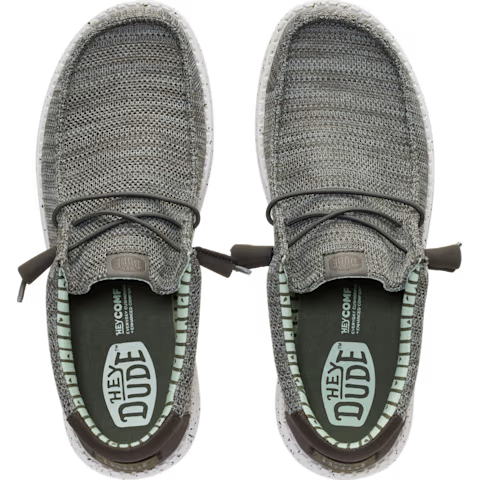 Hey Dude Wally Stretch Sox – Men's – Tea Leaf/Multi