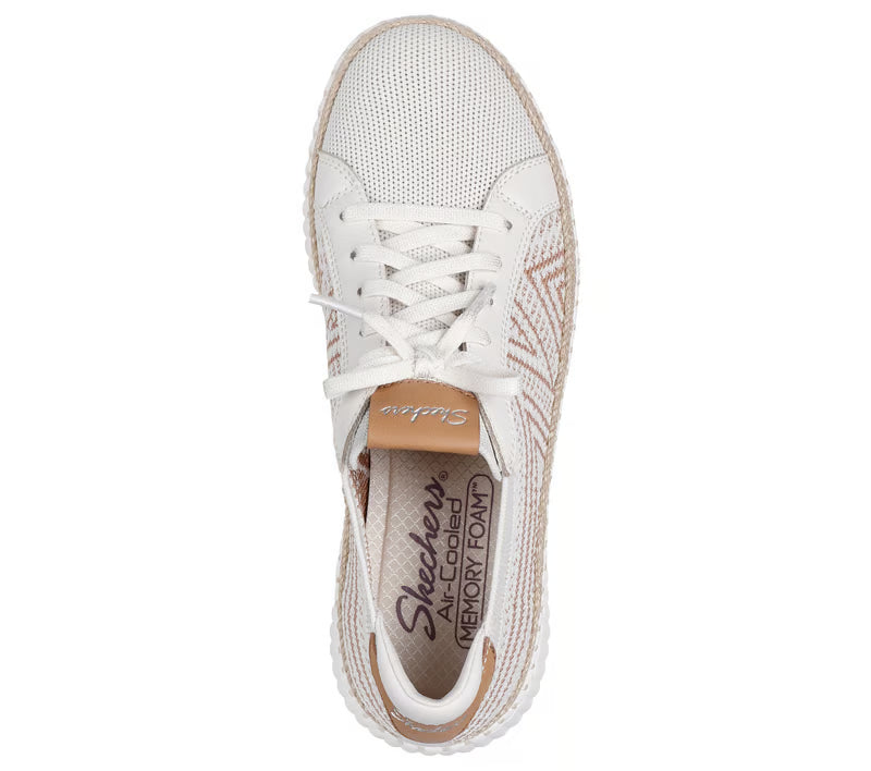 Skechers Stretch Fit Wilshire Blvd Bellevue – Off White – 100716 OFWT