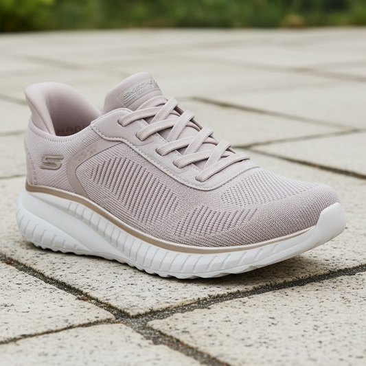 Skechers Slip-ins BOBS Sport Squad Chaos – Women's Trainer – Natural Gold – 117497 NTGD