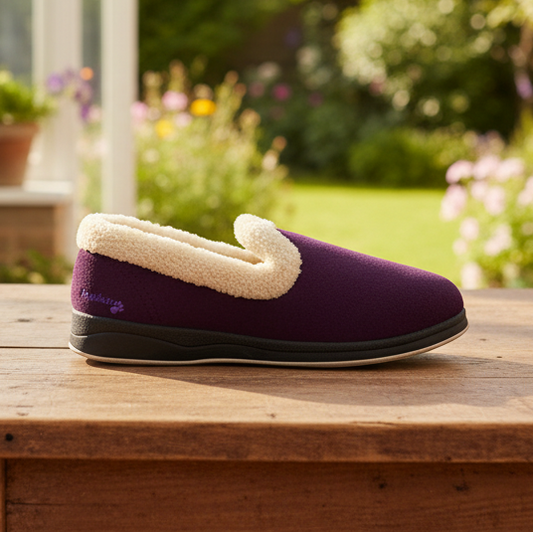 Padders Repose – Women's Wide-Fit Slipper – Lilac/Wisteria