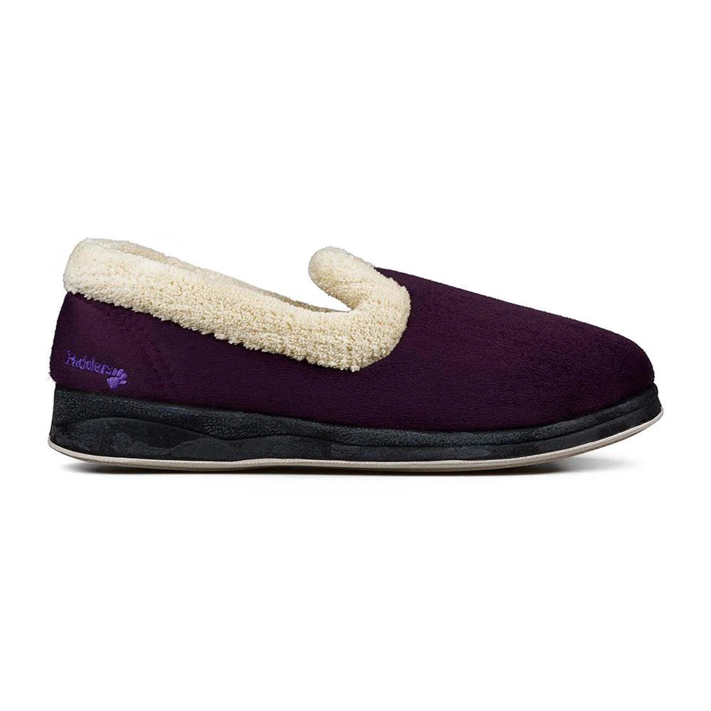 Padders Repose – Women's Wide-Fit Slipper – Lilac/Wisteria
