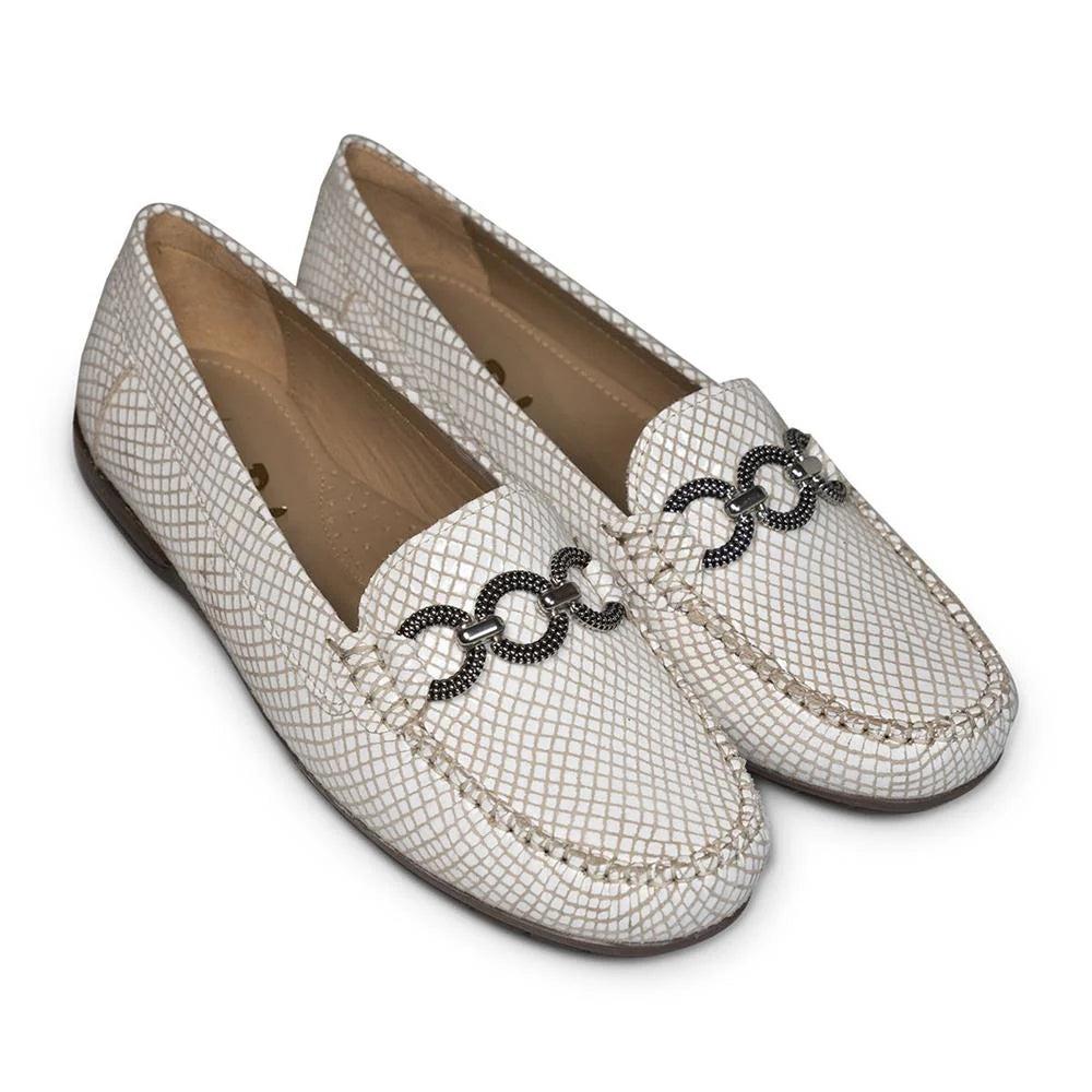 Van-Dal Bliss II - White Python Print