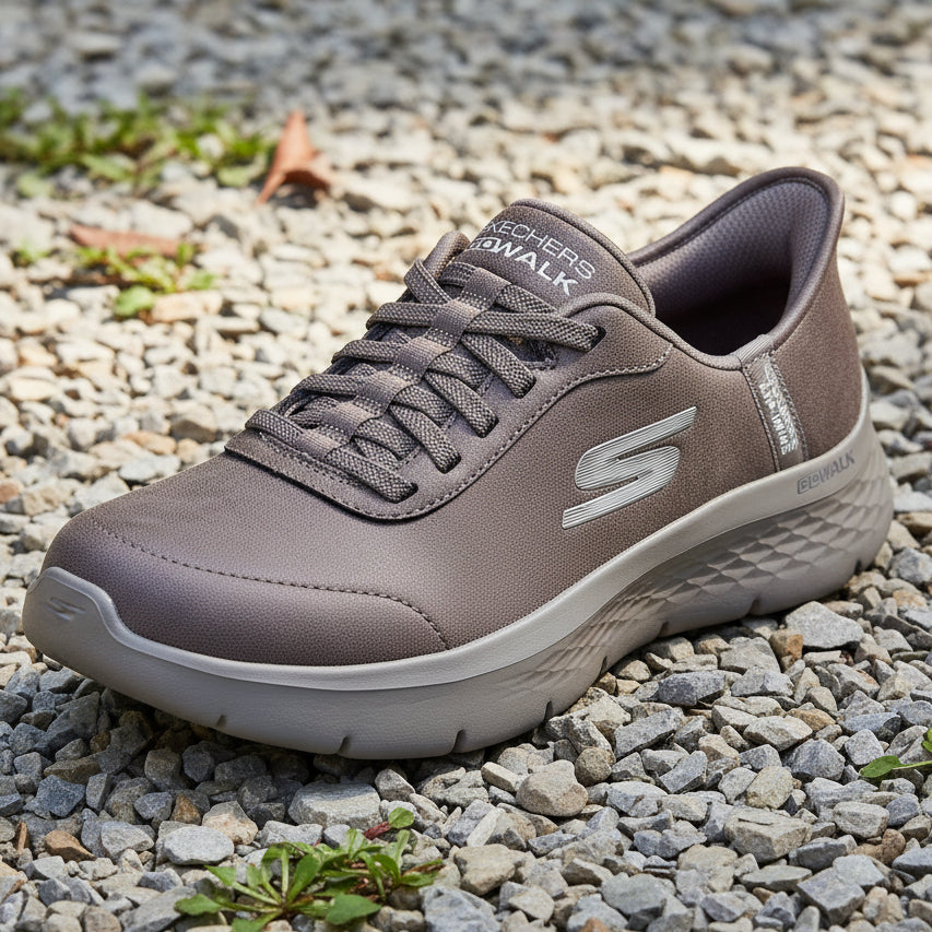 Skechers GO WALK Flex Mali – Women's Trainer – Brown – 124837 BRN