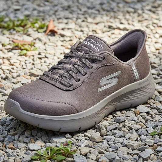 Skechers GO WALK Flex Mali – Women's Trainer – Brown – 124837 BRN