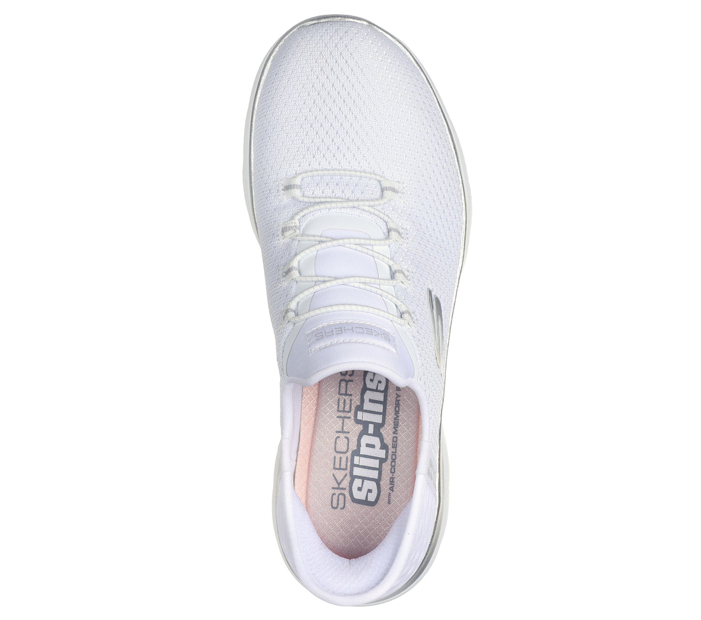 Skechers 150123/WSL - White/Silver
