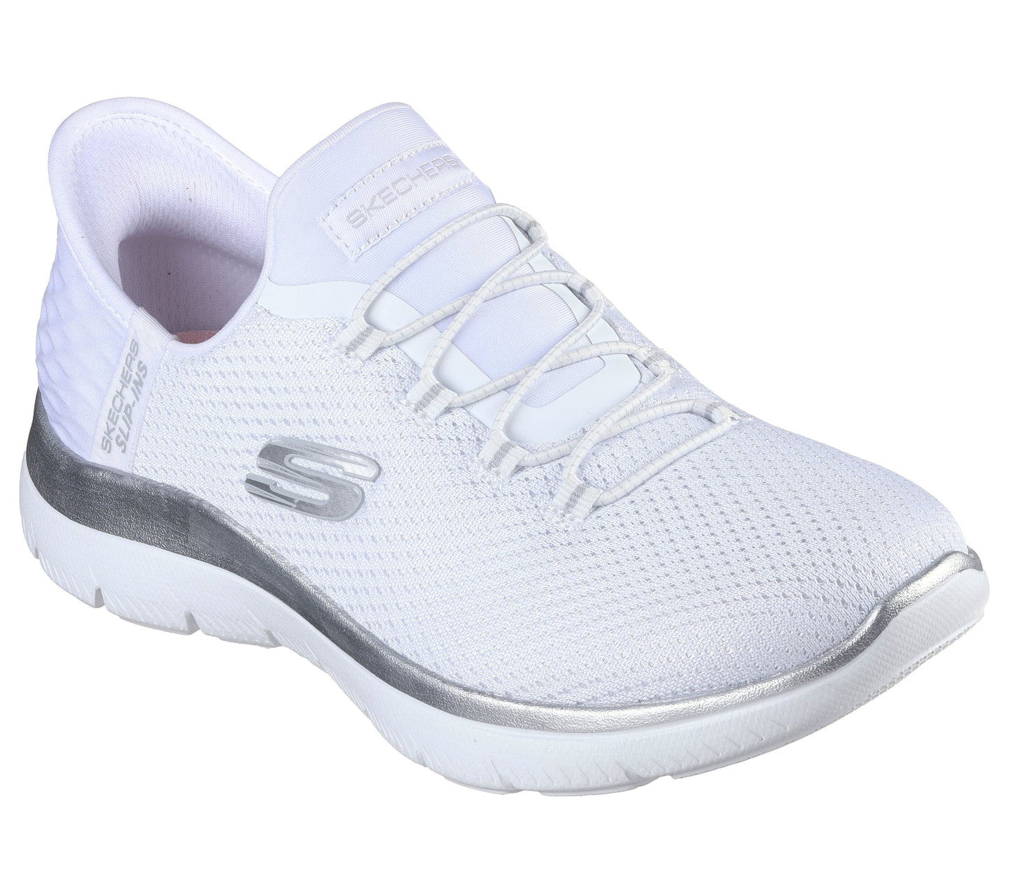 Skechers 150123/WSL - White/Silver