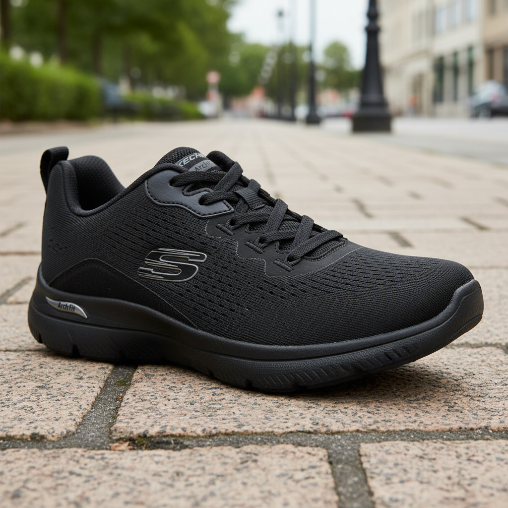 Skechers Arch Fit Summits Daily Flow – Black – 150754 BBK