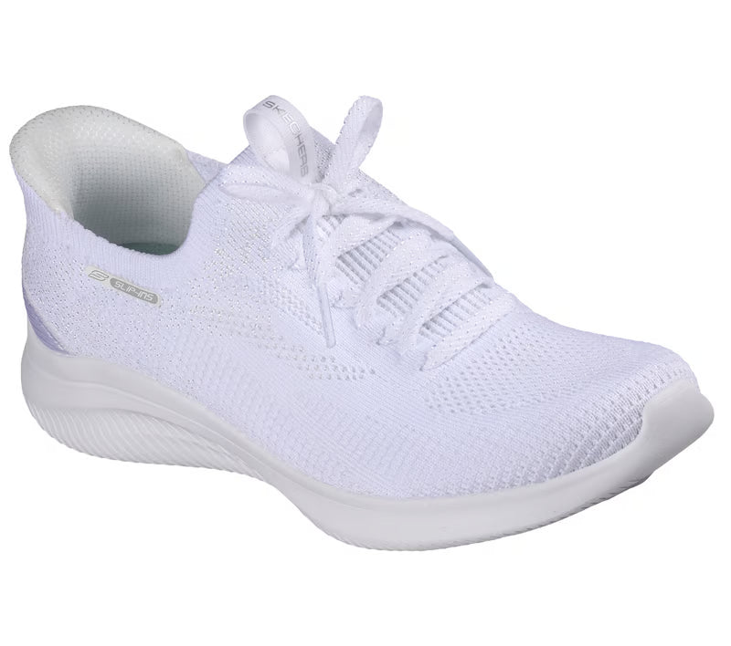 White sneaker on a white background