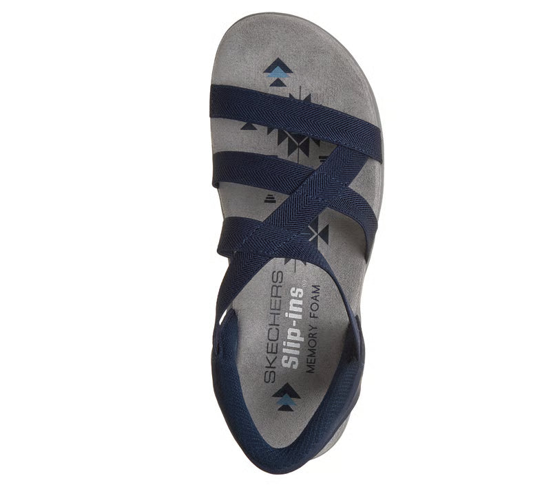 Skechers Slip-ins Reggae Slim Stretch Flex – Navy – 163460 NVY