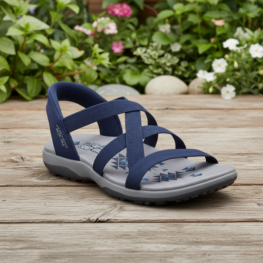 Skechers Slip-ins Reggae Slim Stretch Flex – Navy – 163460 NVY