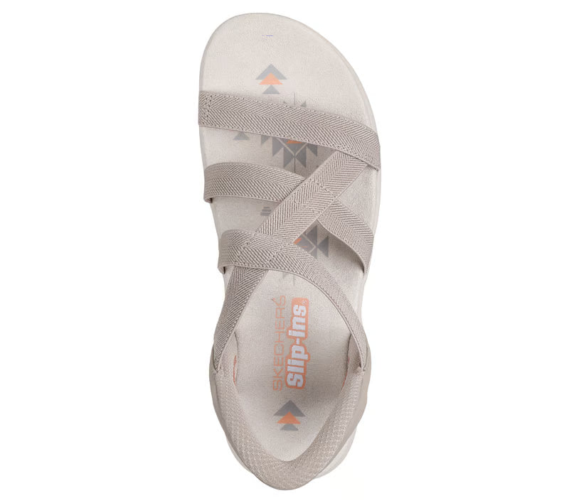 Skechers Slip-ins Reggae Slim Stretch Flex – Taupe – 163460 TPE
