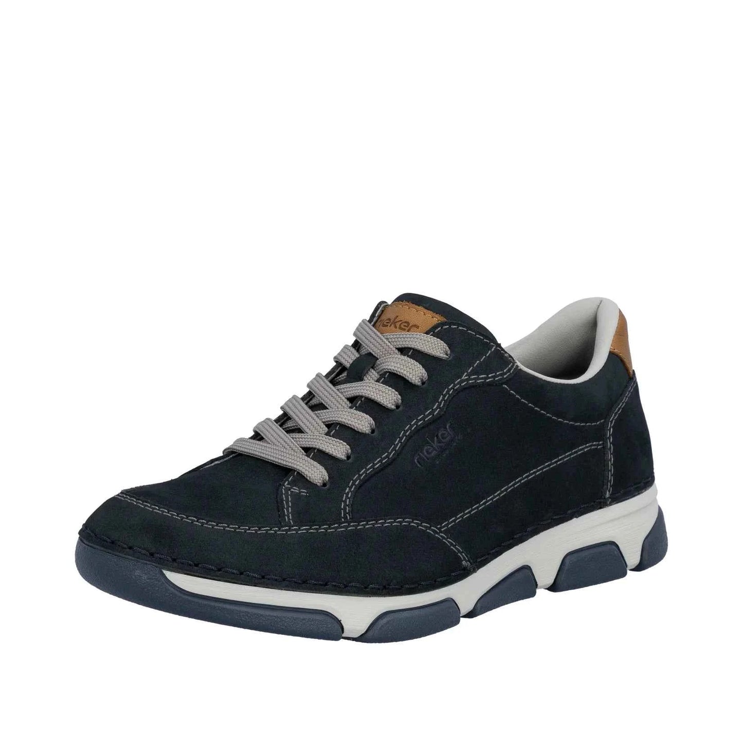 Rieker Men's Casual Lace-up Shoe - Blue | 15900-14