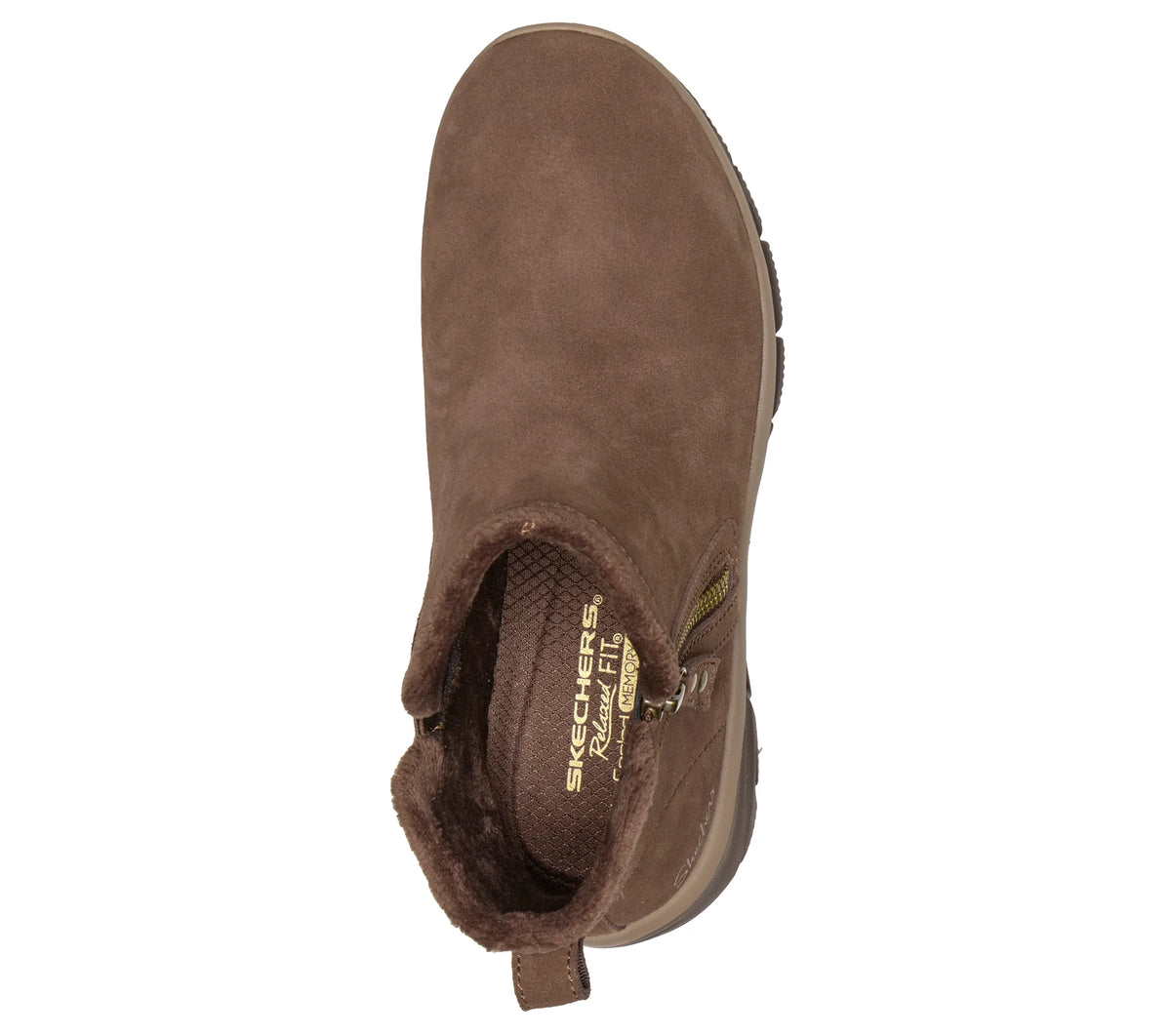Skechers Relaxed Fit: Easy Going - Urban Zip – 168188 CHOC – Women's Ankle Boots – Chocolate