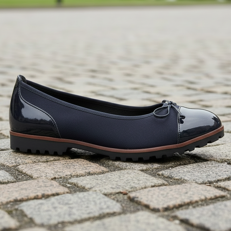 Gabor Temptation – Women's Ballerina Pump – Navy – 3007.01.006
