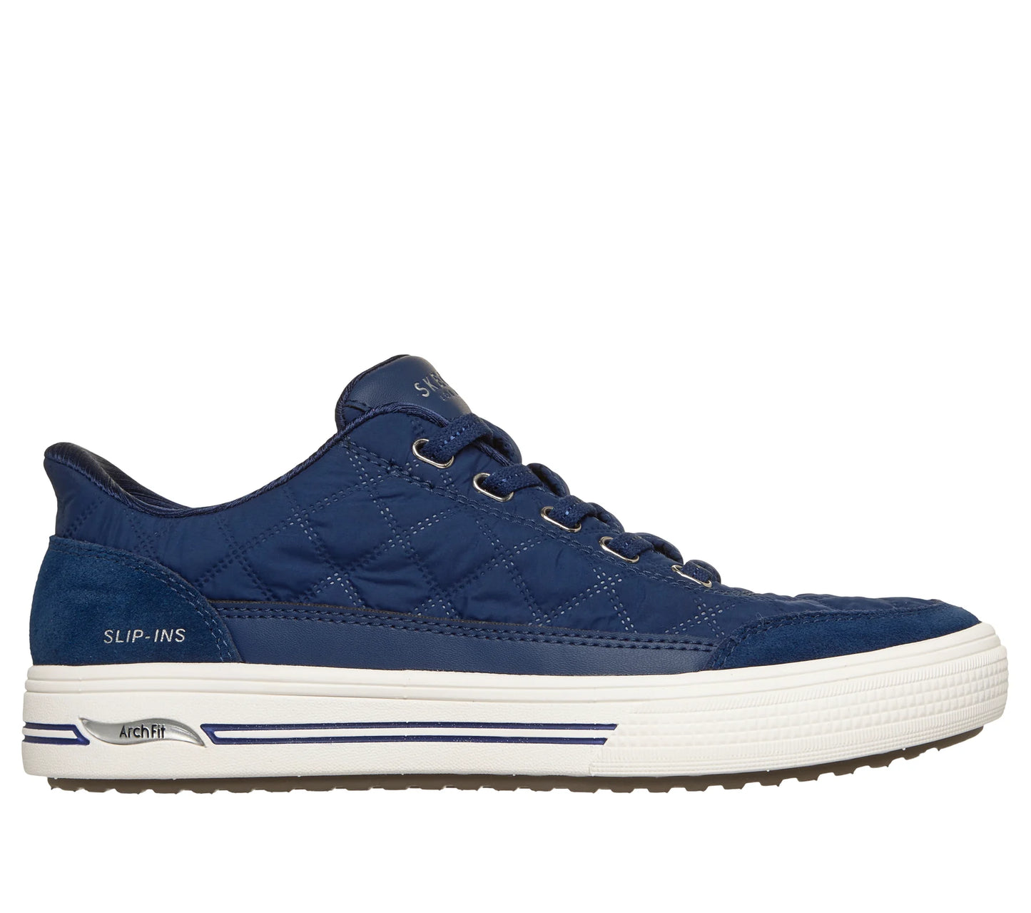 Skechers Arch Fit Arcade Cuddle Steps Hands Free Slip-ins – Navy – 177209 NVY
