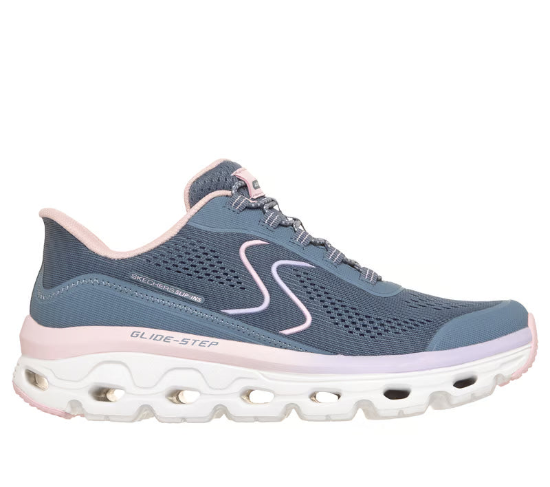 Skechers Slip-ins Glide-Step Sole – Slate/Pink – 180272 SLTP