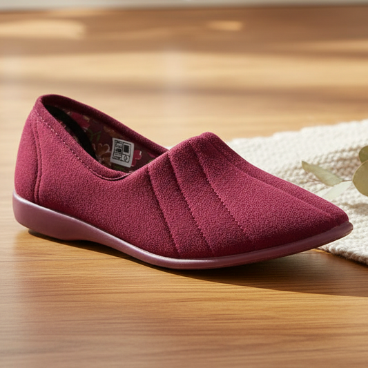GBS Audrey – Women's Slipper – Burgundy