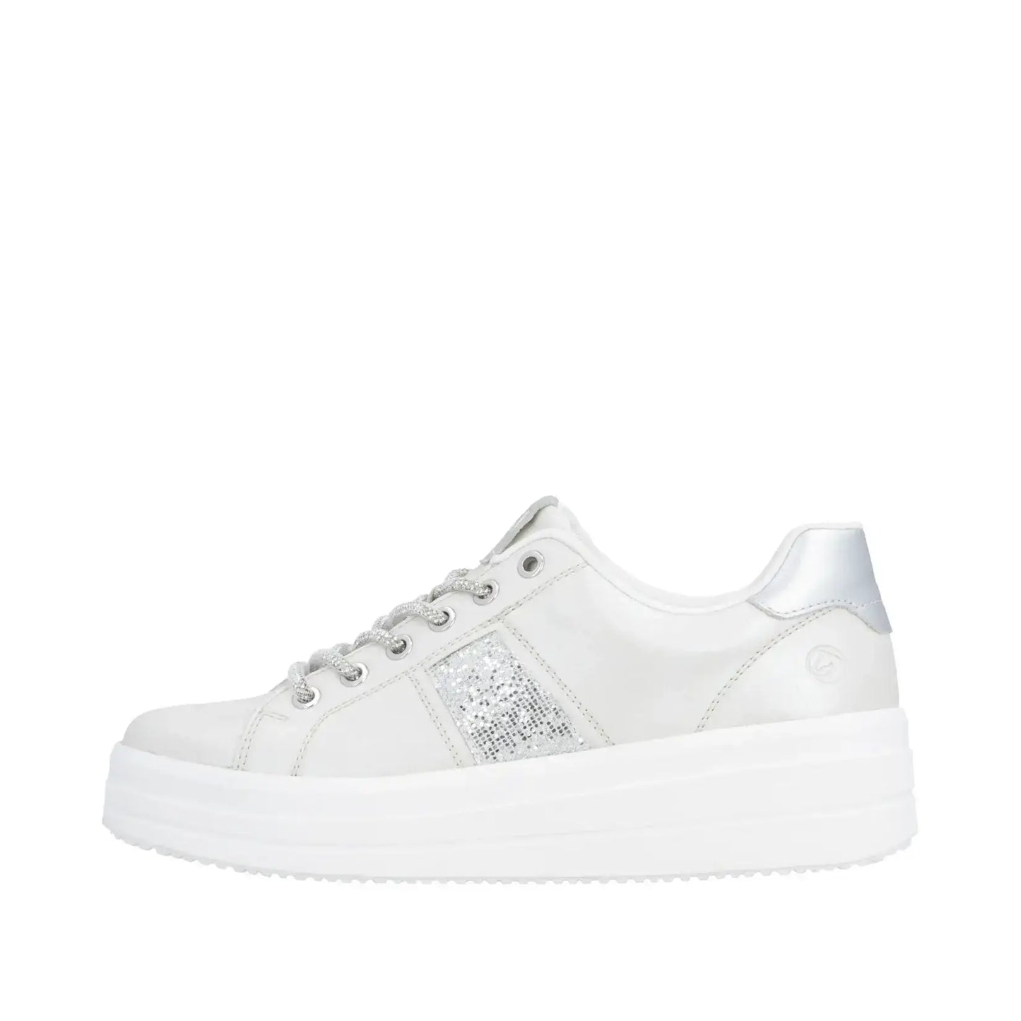 Remonte Women's Trainer - Silver/Platinum - D1C10-90 - Profile 3