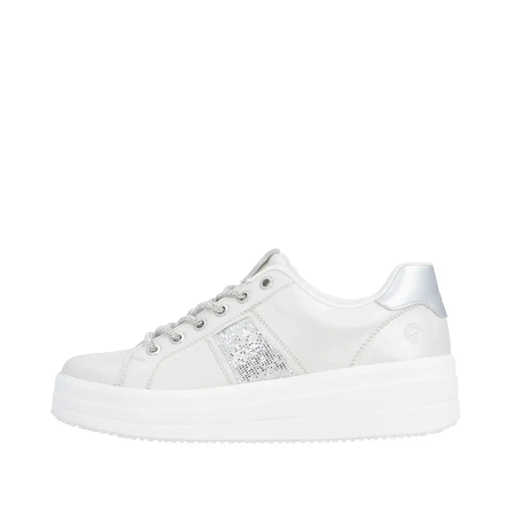 Remonte Women's Trainer - Silver/Platinum - D1C10-90 - Profile 3