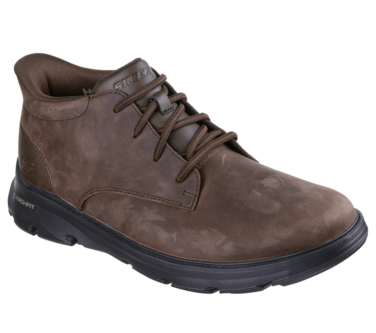 Skechers Slip-ins: Arch Fit Garza Ridley – 205514 COC – Men's Chukka Boot – Cocoa