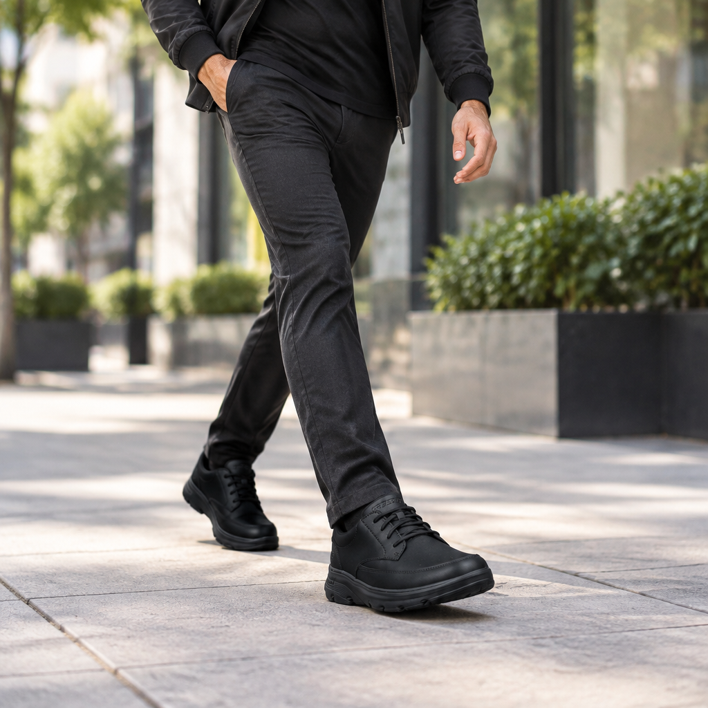 Skechers Slip-ins: Arch Fit Garza Rowan – 205517 BBK – Men's Slip-On Shoe – Black
