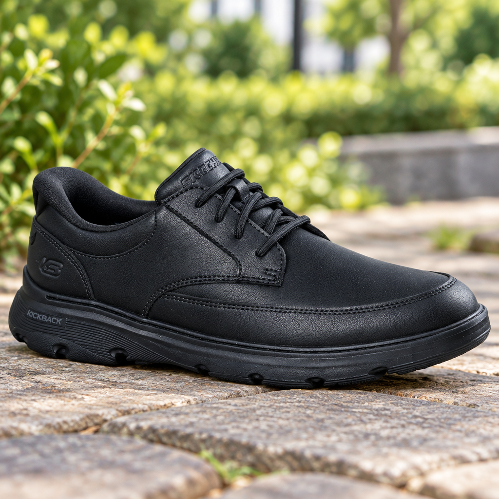 Skechers Slip-ins: Arch Fit Garza Rowan – 205517 BBK – Men's Slip-On Shoe – Black