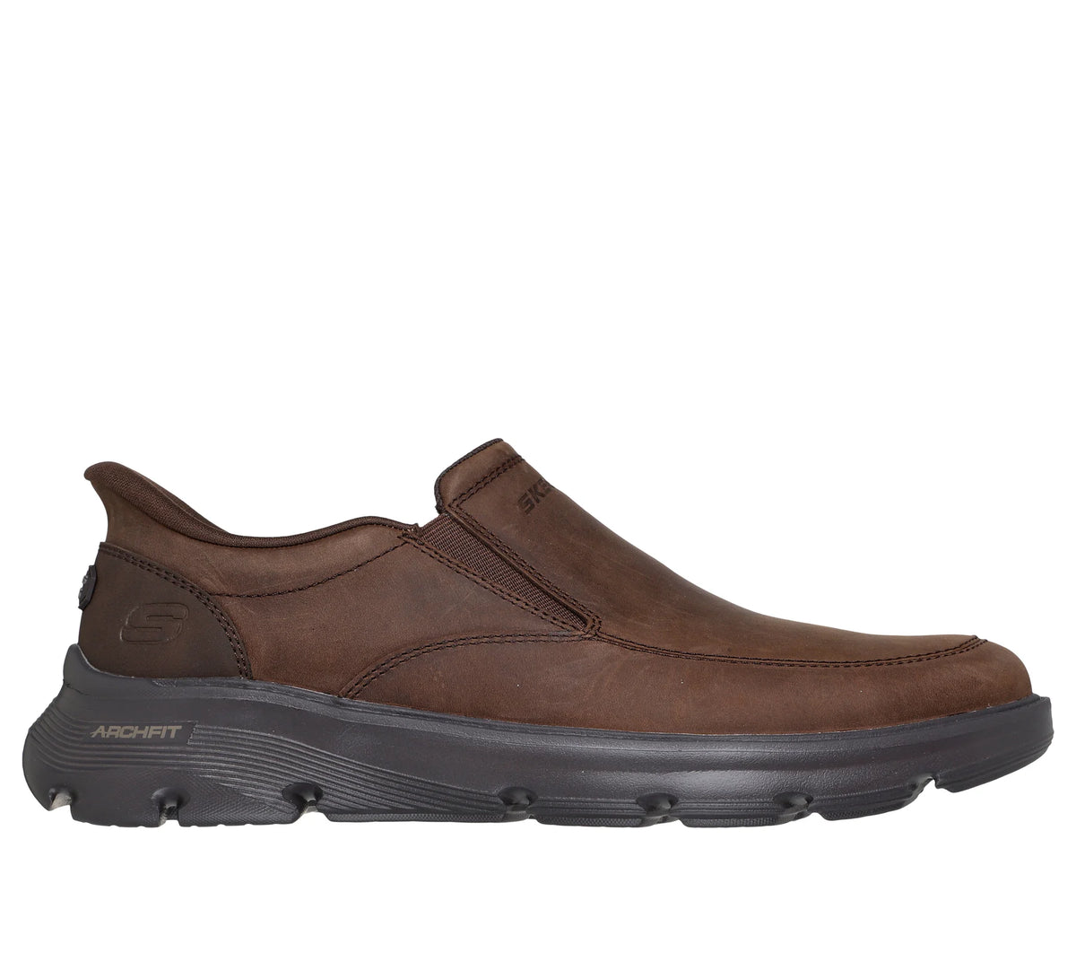 Skechers Slip-ins: Arch Fit Garza Umar – 205518 COC – Men's Slip-On Shoe – Cocoa