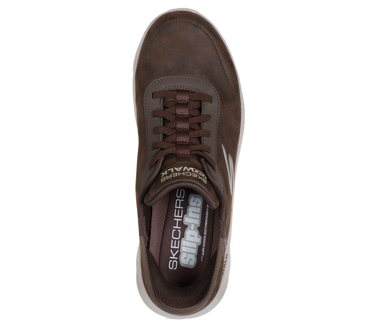 Skechers Slip-ins: GO WALK Flex Smooth Motion – 216326 BRN – Men's Trainer – Brown