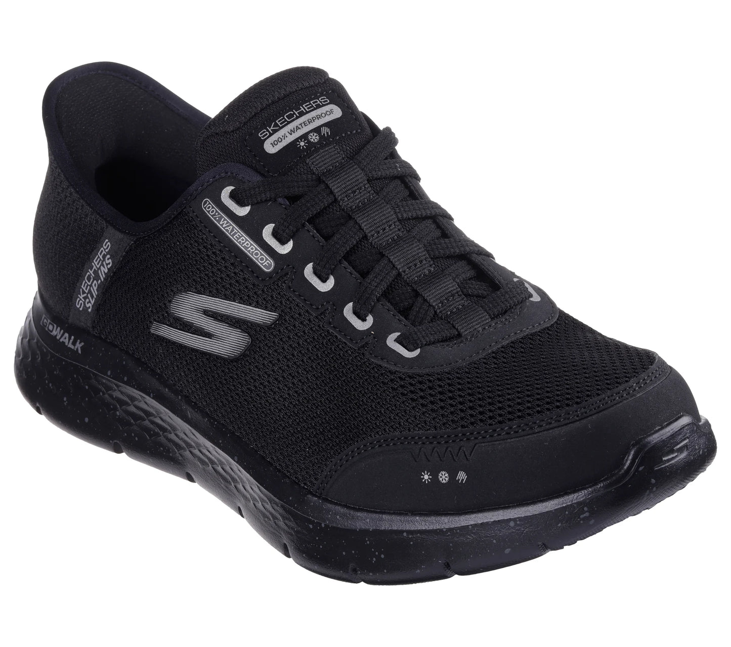 Skechers Slip-ins GO WALK Flex Waterproof – Men's Trainer – Black – 216330 BBK