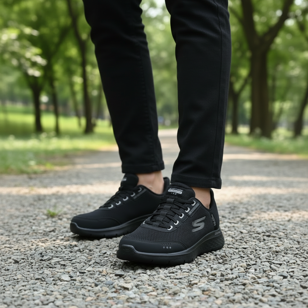 Skechers Slip-ins GO WALK Flex Waterproof – Men's Trainer – Black – 216330 BBK