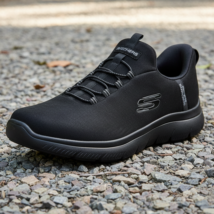 Skechers Hands Free Slip-ins Summits Korlo – Men's Trainers – Black – 232940 BBK