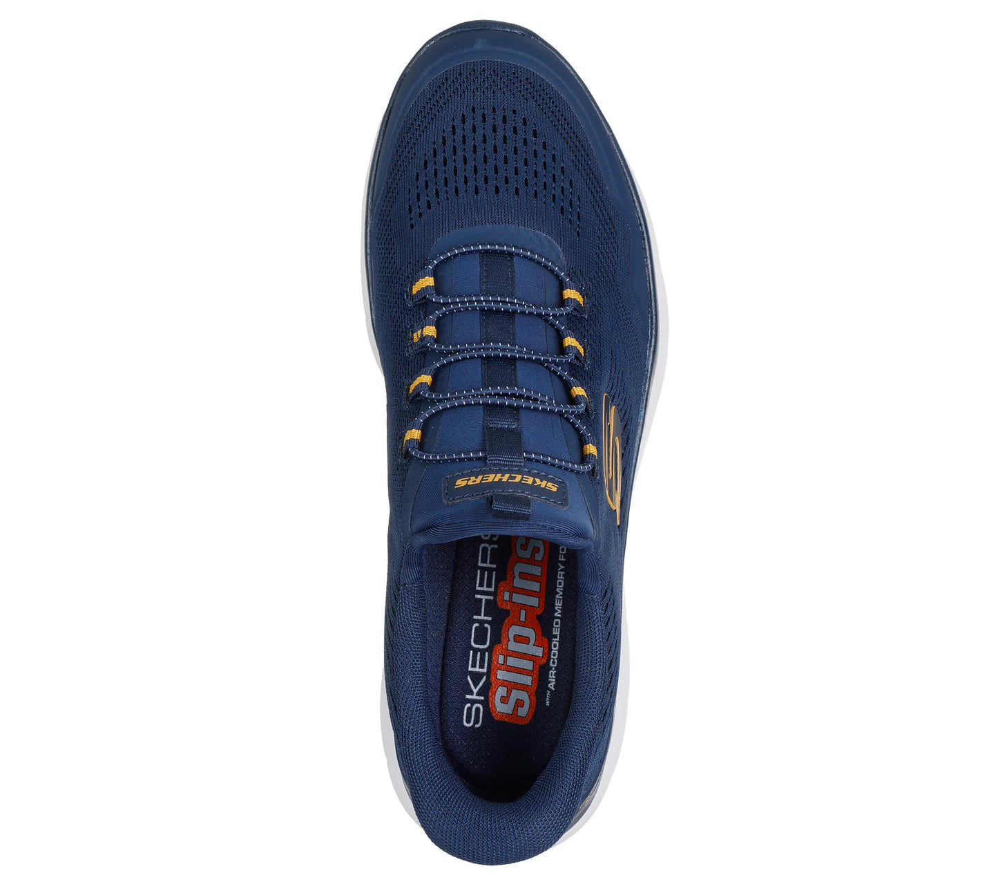 Skechers Slip-ins Summits Top Rate – Men's Trainer – Navy/Yellow – 233045 NVYL