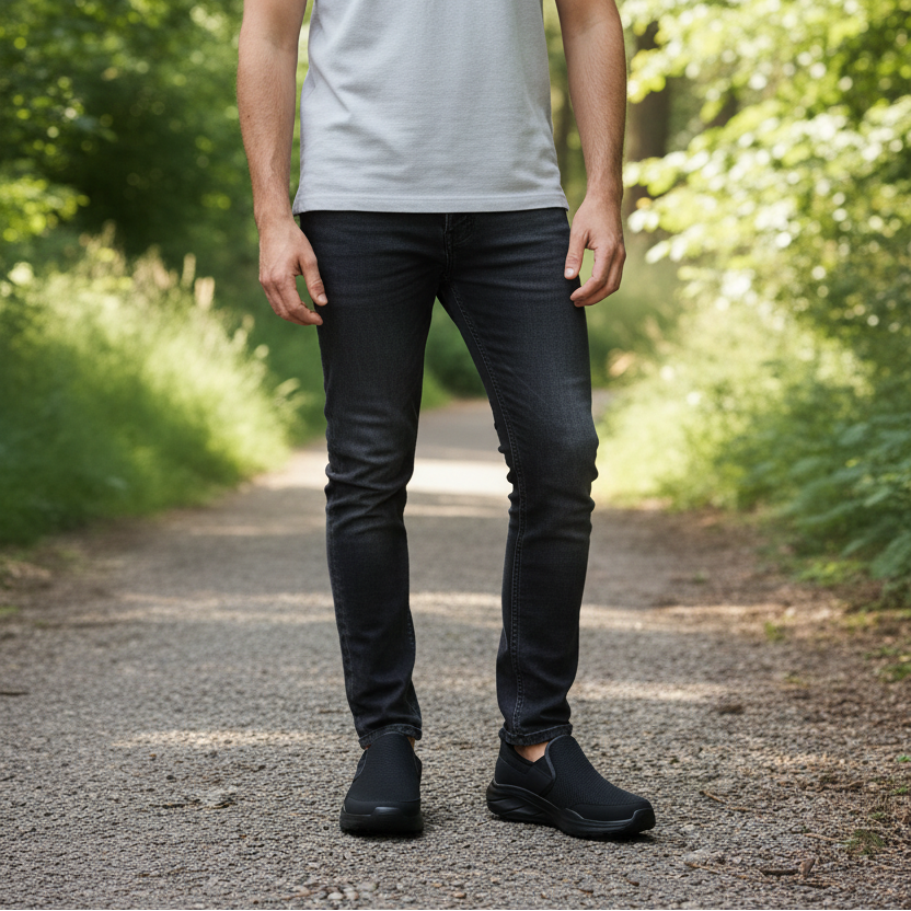 Skechers Slip-ins Relaxed Fit – Men's Trainer – Black – 233103 BBK