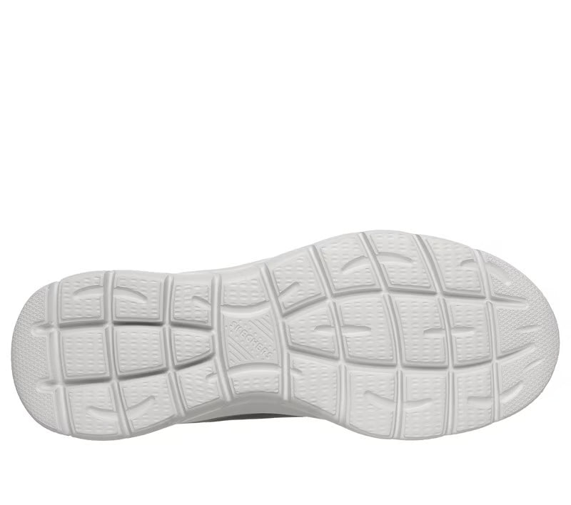 Men's Skechers white rubber outsole with grid tread pattern