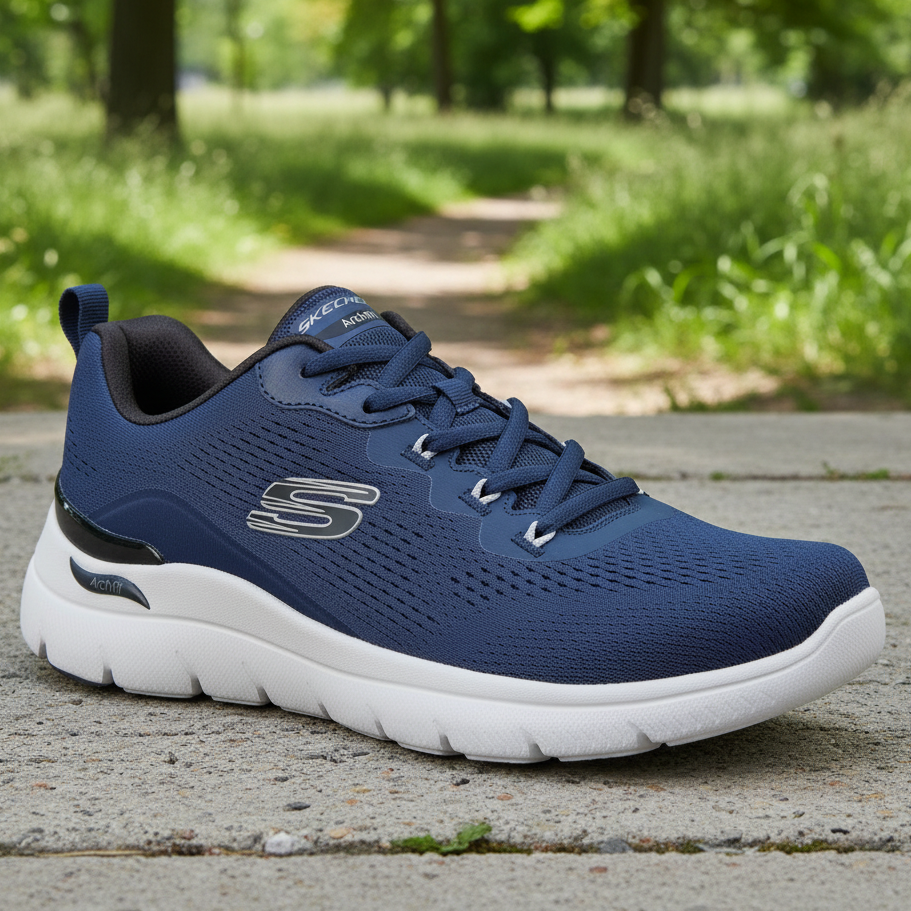 Skechers Arch Fit Summits Kravel – Men's Trainers – Navy – 233178 NVY