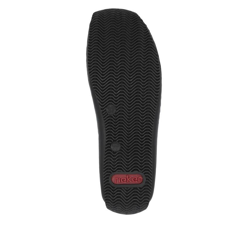 Rieker L1777-00 – Women's Elasticated Shoe – Black