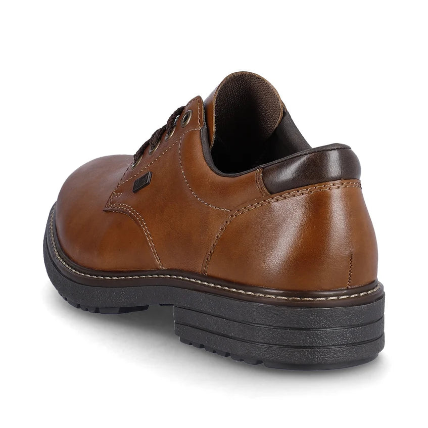 Rieker 33101-24 – Men's Leather Lace-Up Shoe – Brown