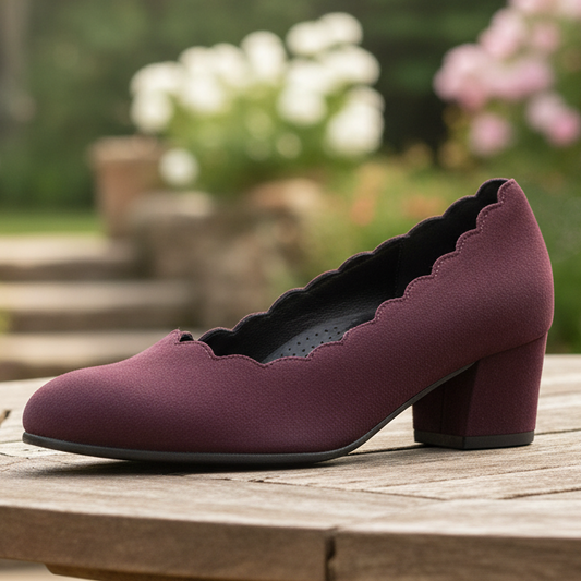 Gabor Gigi – Women's Court Shoe – Mulberry Suede – 3006.01.005