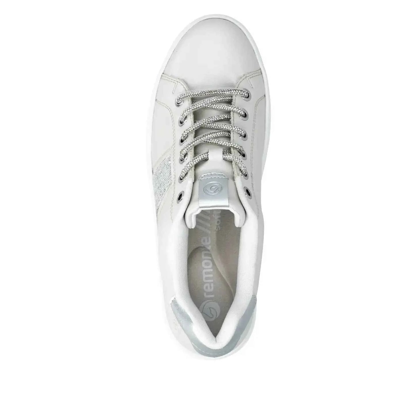 Remonte Women's Trainer - Silver/Platinum - D1C10-90