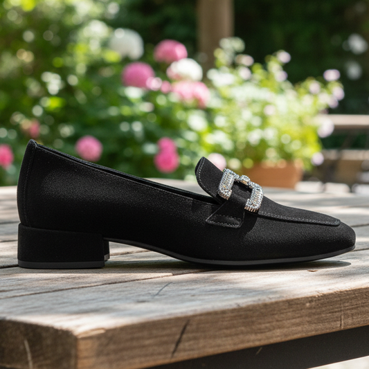 Gabor Gift – Women's Loafer – Black Suede – 4002.02.001