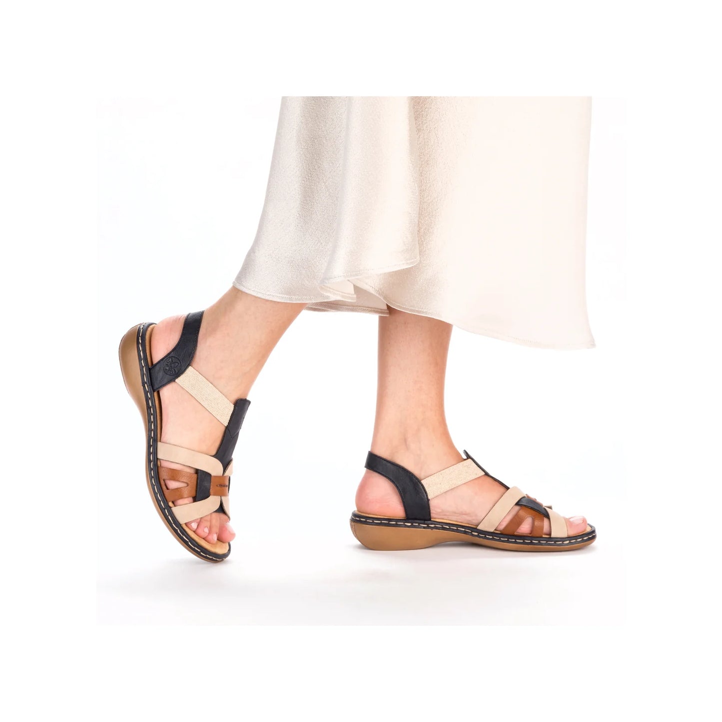 Rieker 65918-90 Blue Combi