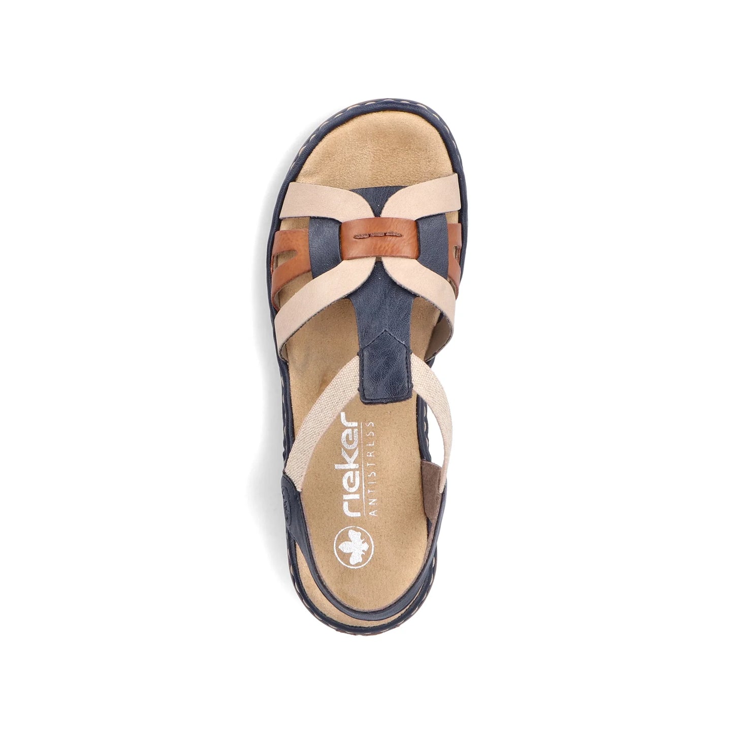 Rieker 65918-90 Blue Combi