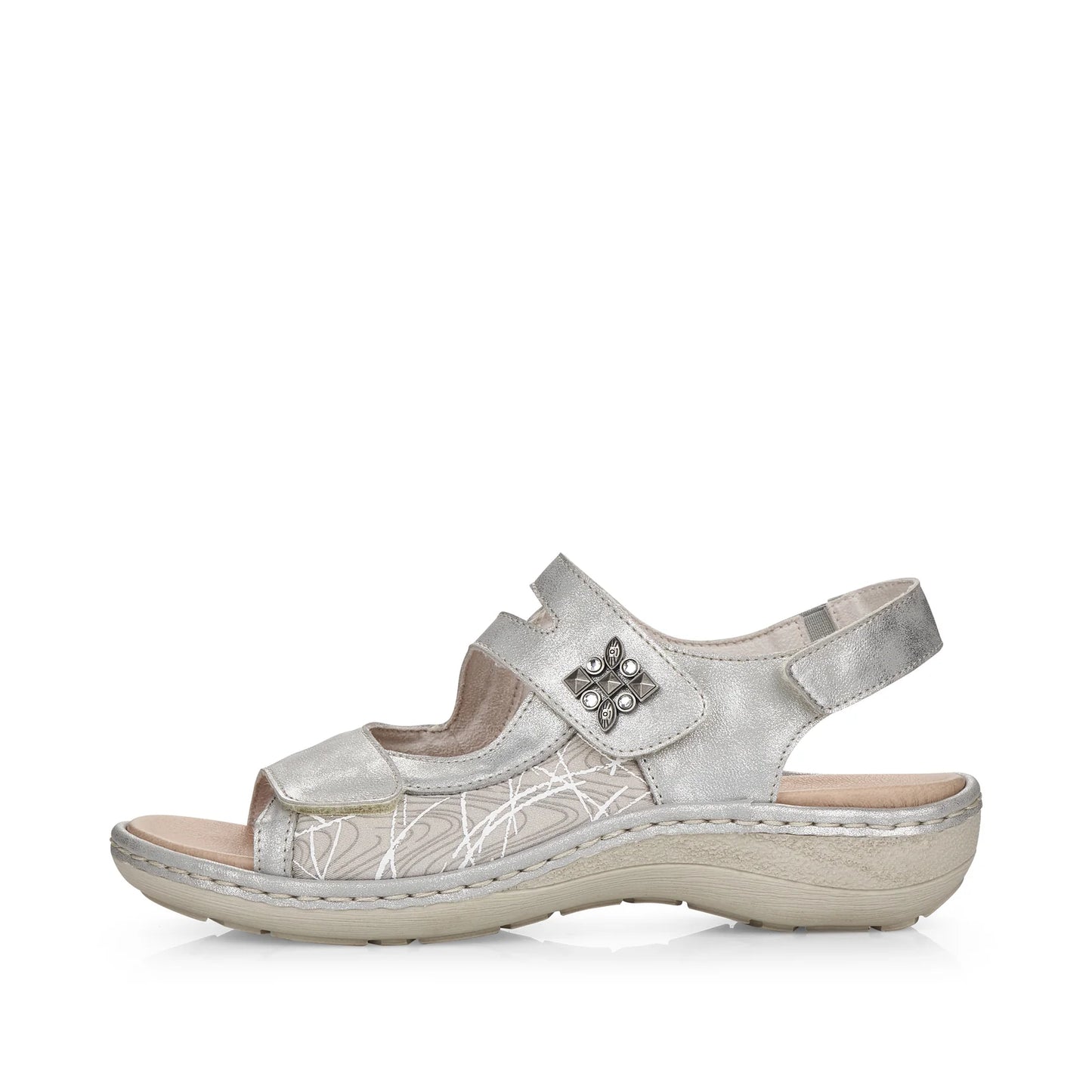 Remonte D7647-40 Grey Sandals