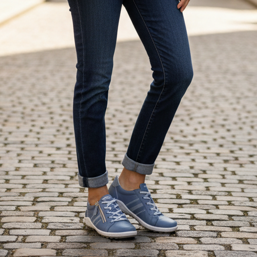 Remonte Women's Trainer - Blue - R1432-15
