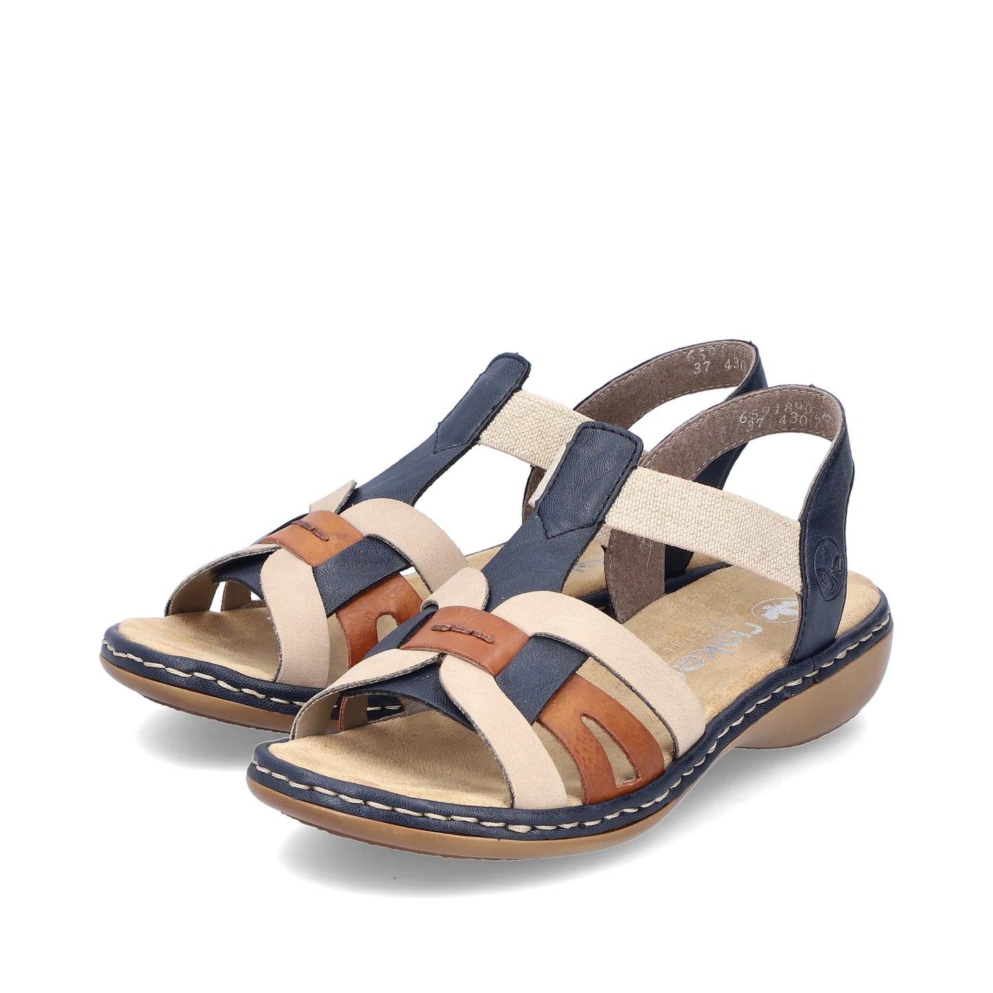 Rieker 65918-90 Blue Combi