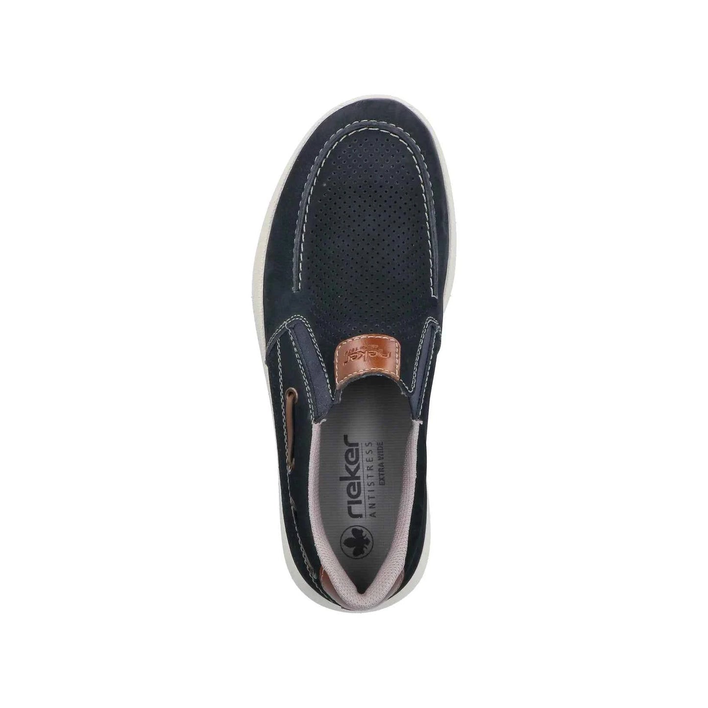 Rieker Men's Comfort Slip-on Shoe - Blue | 16968-14